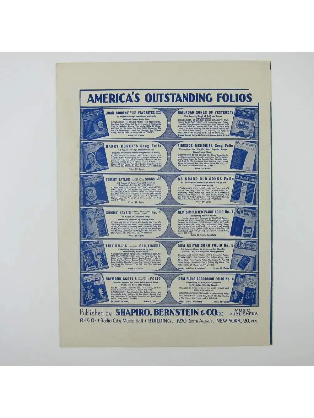 Sheet Music There Goes That Song Again Carolina Blues Ann Miller Vintage 1942